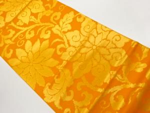 花唐草模様織出し全通本袋帯
